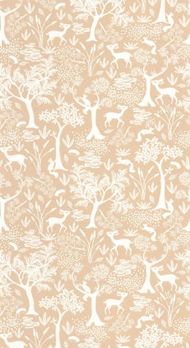 Casadeco - Poetic Forest Beige Camel Once Upon A Time