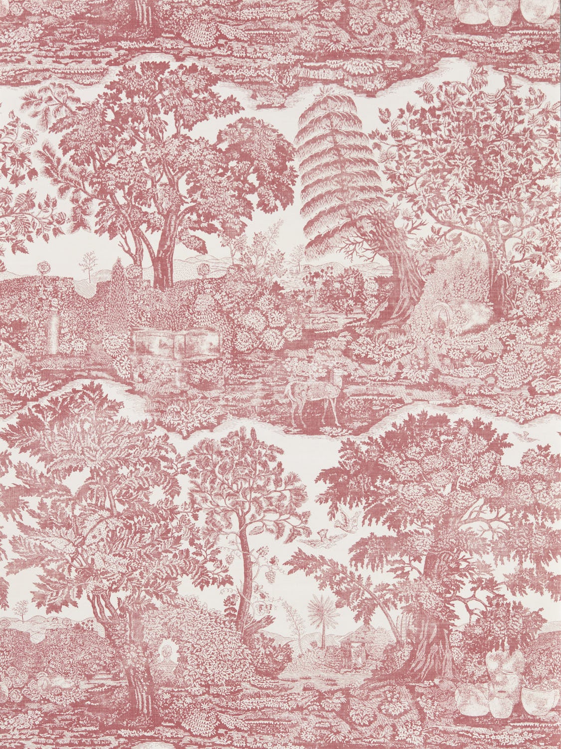 Sanderson - Highgrove Toile Madder Rose