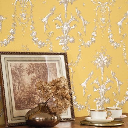 CORNE D'ABONDANCE JAUNE S LES BELLES TOILES DE JOUY