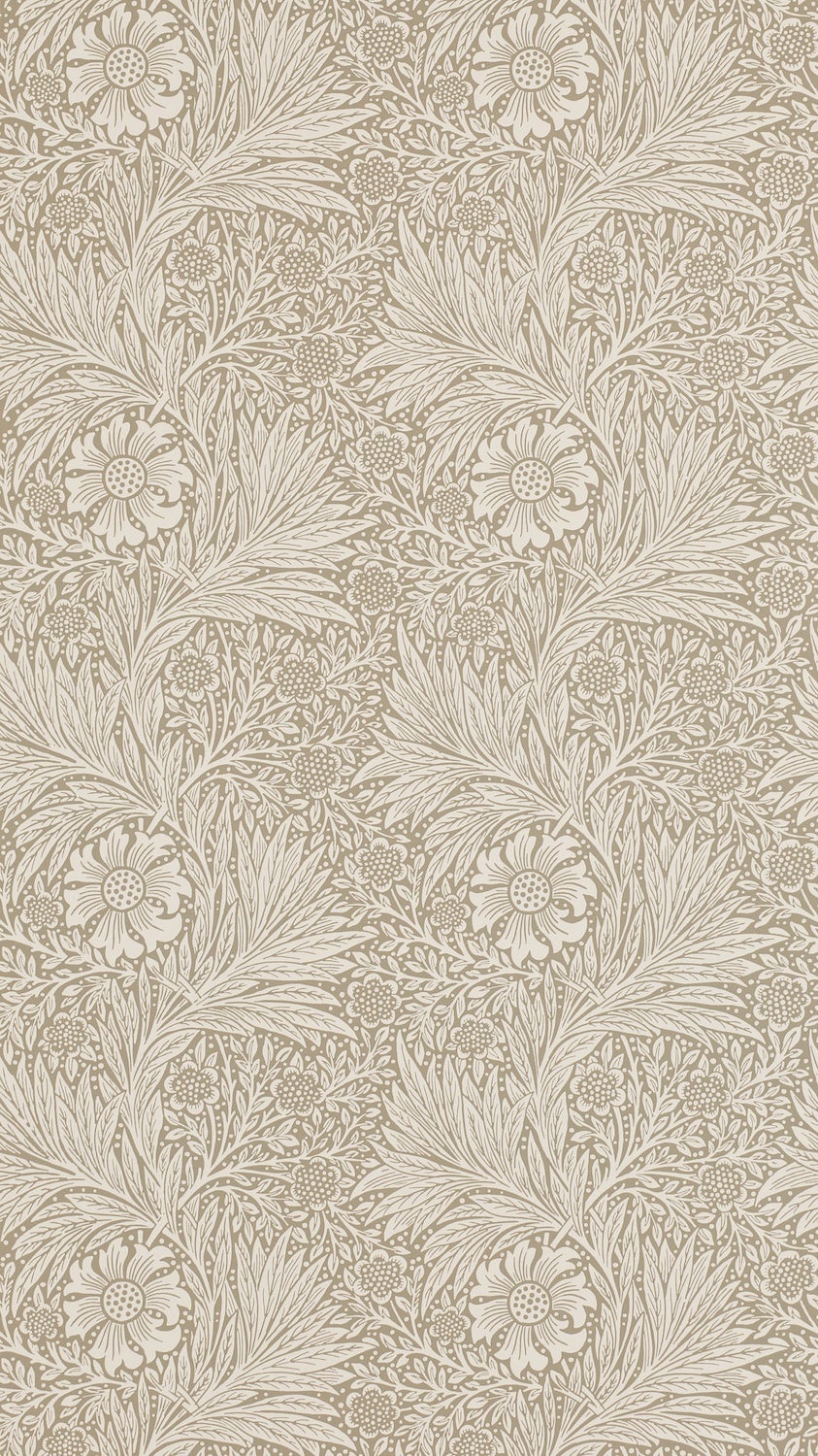 Morris & Co - Marigold Linen Morris and Friends Wallpa