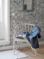 Paradise Birds - Blue & White