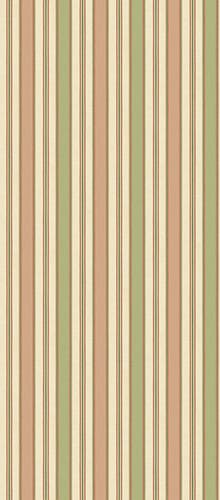 GP&J Baker - Original Melbourne Stripe Soft Red Green BW45131-6