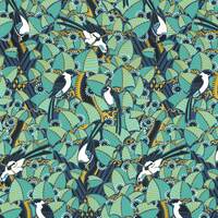 MAJOLIQUES MARINE/EMERAUD PRINTEMPS VIENNOIS