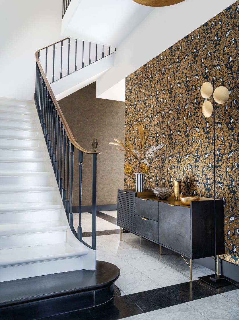 Casamance - Majoliques Ambre/Anthraci Printemps Viennois