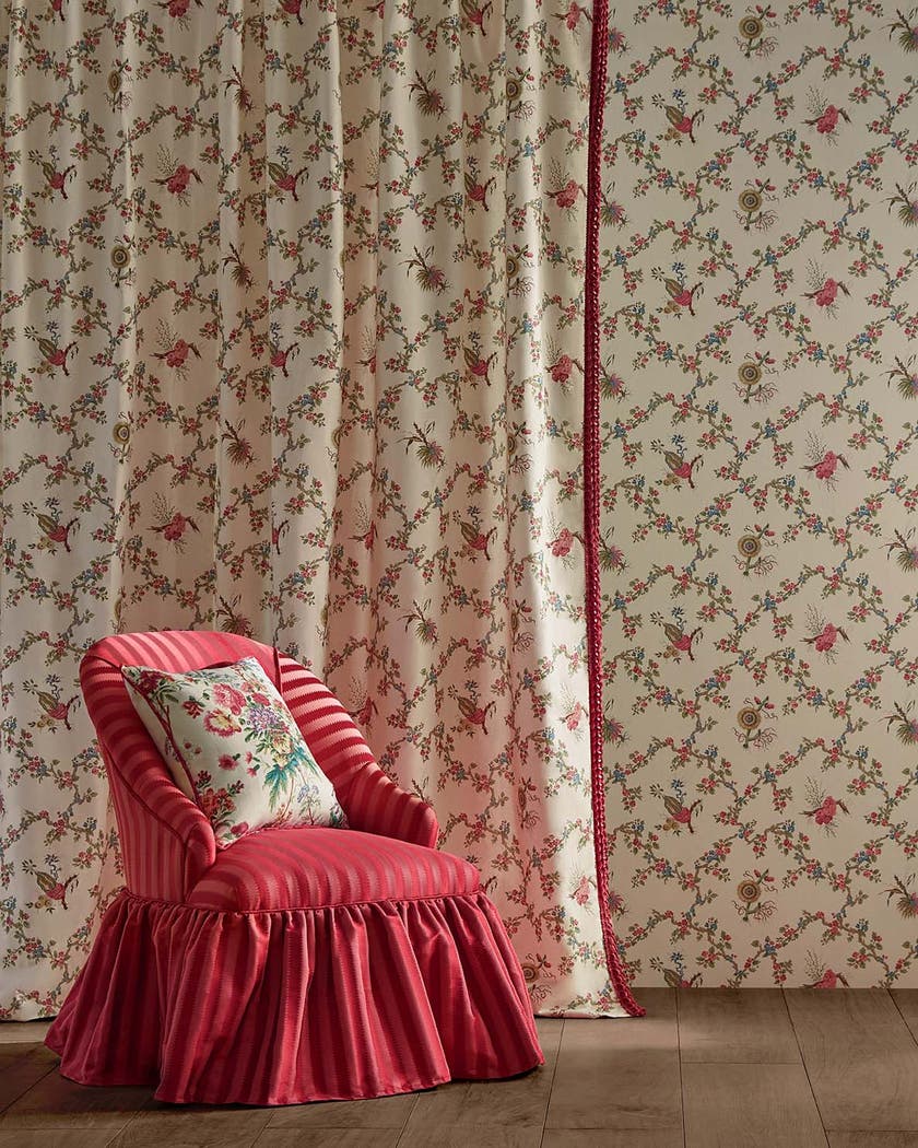 Sanderson - Trelliage Raspberry/Stone Sanderson x Giles Deacon