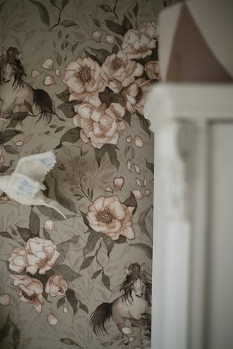 Ponies for Hollie Pale Green MM-0101