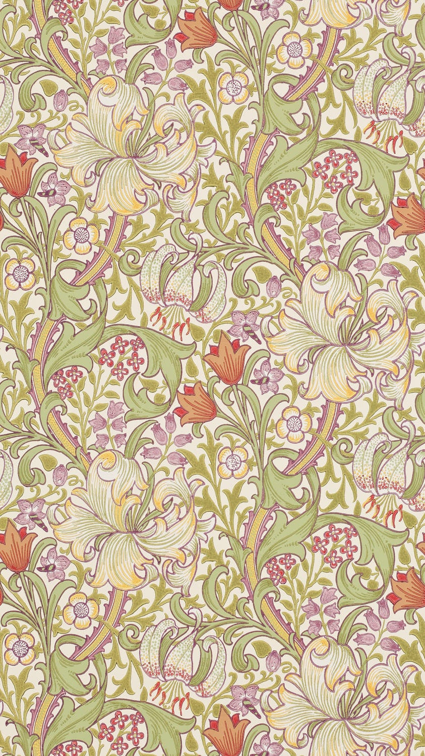 Morris & Co - Golden Lily Olive/Russet Morris 160th Anniversary