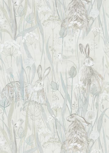 Sanderson - Dune Hares Mist/Pebble Embleton Bay Wallpapers