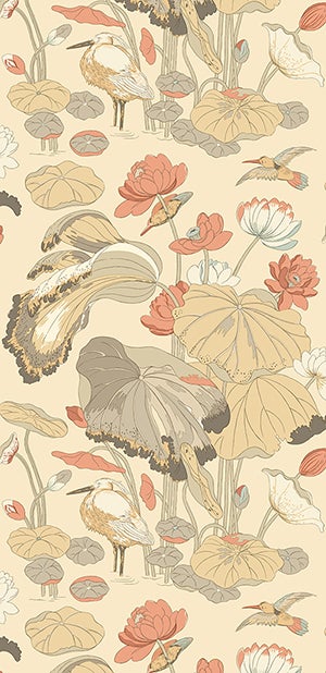 GP&J Baker - Original Nympheus Parchment Blush BW45123-2