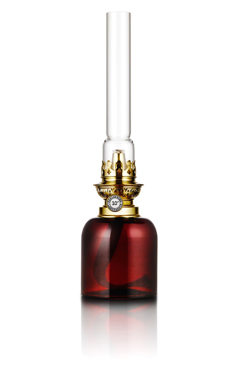 Skeppsholmen Fotogenljusstake 35 cm - Buteljbrun / Mässing