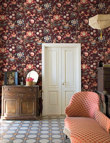 Intrade - Elysium Mulberry Tales of the Manor Tapet