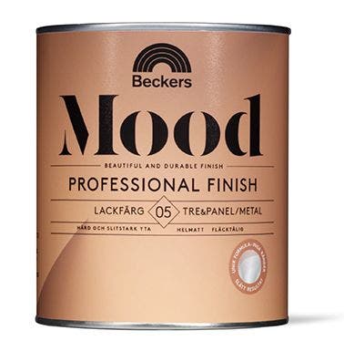 Mood Pro Finish Lackfärg 05 Helmatt 0,75 L Vit