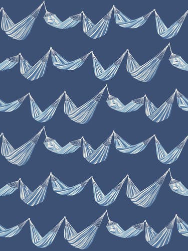 Carma - Navy, Grey & White