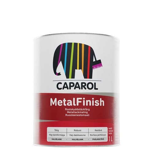 Metal Finish 1 L Svart