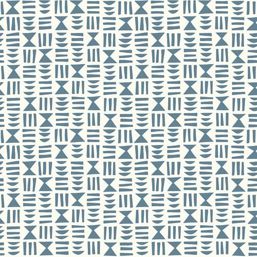 Midbec Tapeter - Heiroglyph Denim