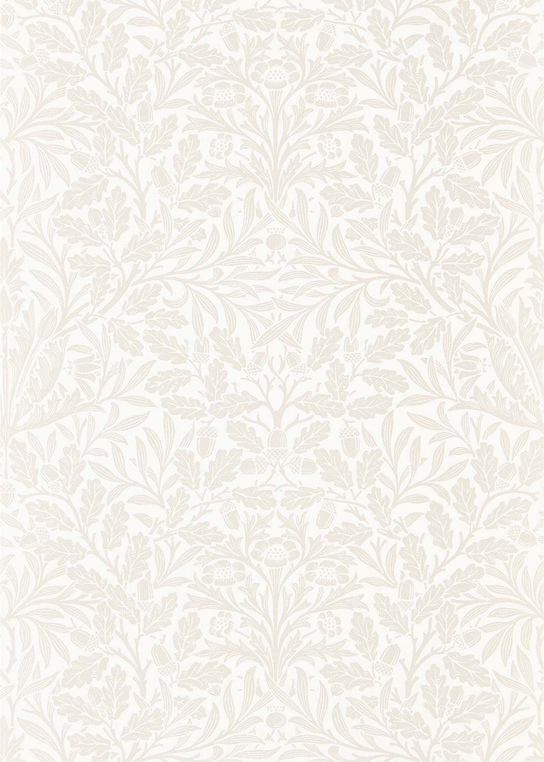 Morris & Co - Pure Acorn Ivory/Pearl Morris Pure Wallpapers