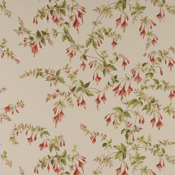Colefax and Fowler - Fuchsia Tomato/Green