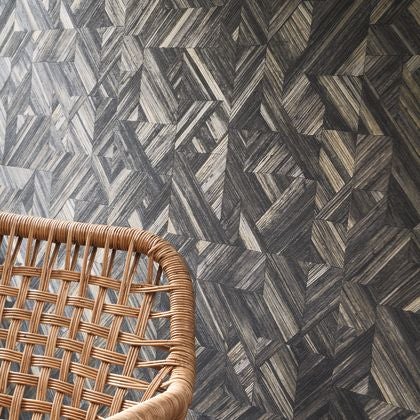 Casadeco - Paille Noir Reglisse Bali Cad