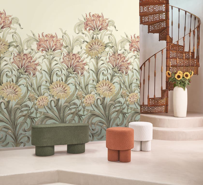 Casadeco The Flower Ballet S Vert Feuille 200X250
