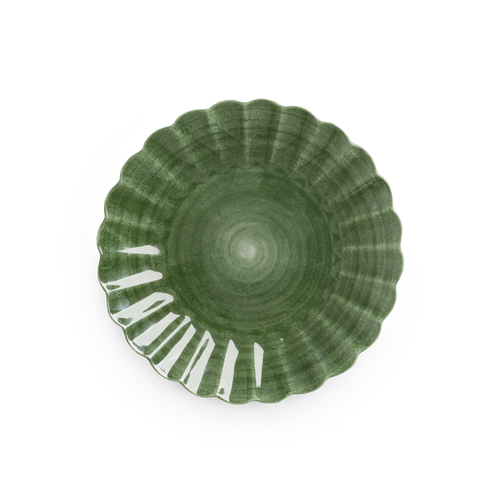 Oyster Tallrik 28 cm Forest Green