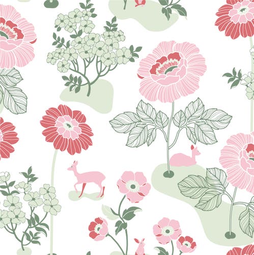 Duro - Blomsteräng, Röd Duro 1900