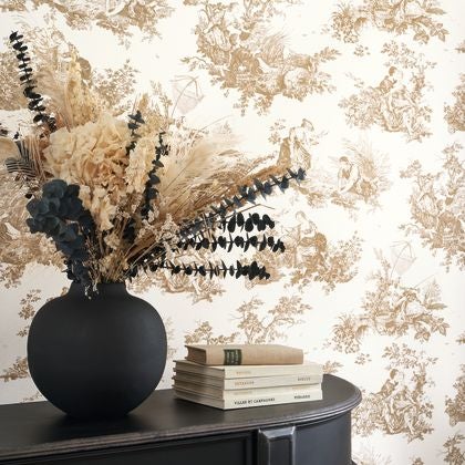 Casadeco - Scene D'Été Camel Les Belles Toiles De Jouy