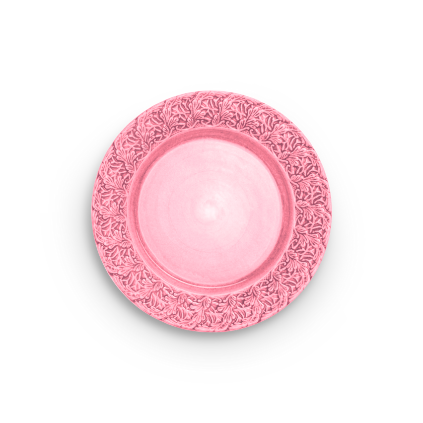 Lace Tallrik 25 cm Rosa