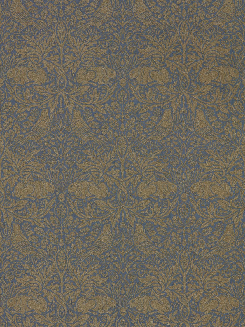 Morris & Co - Pure Brer Rabbit Ink/Gold Pure Morris North Wallpap