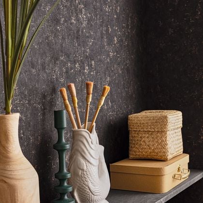 Caselio - Uni Metallise/Nacre Noir Beton 2