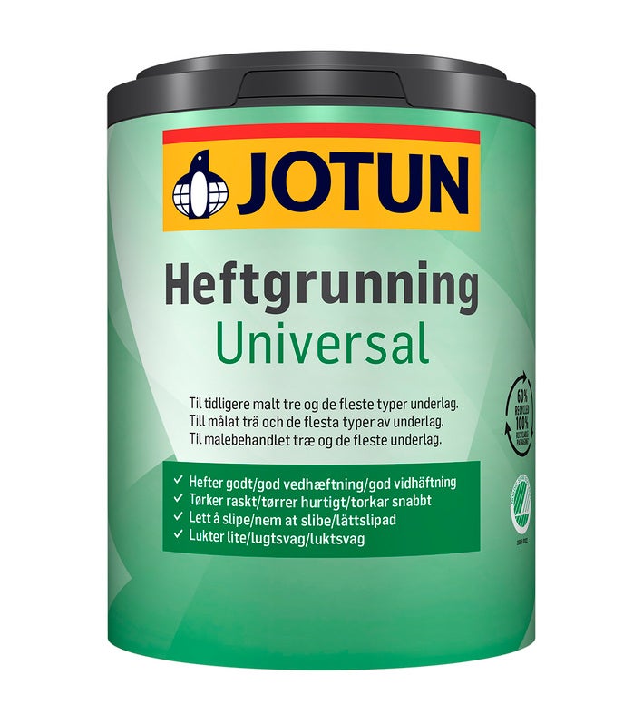 Häftgrund Universal 9 L Vit