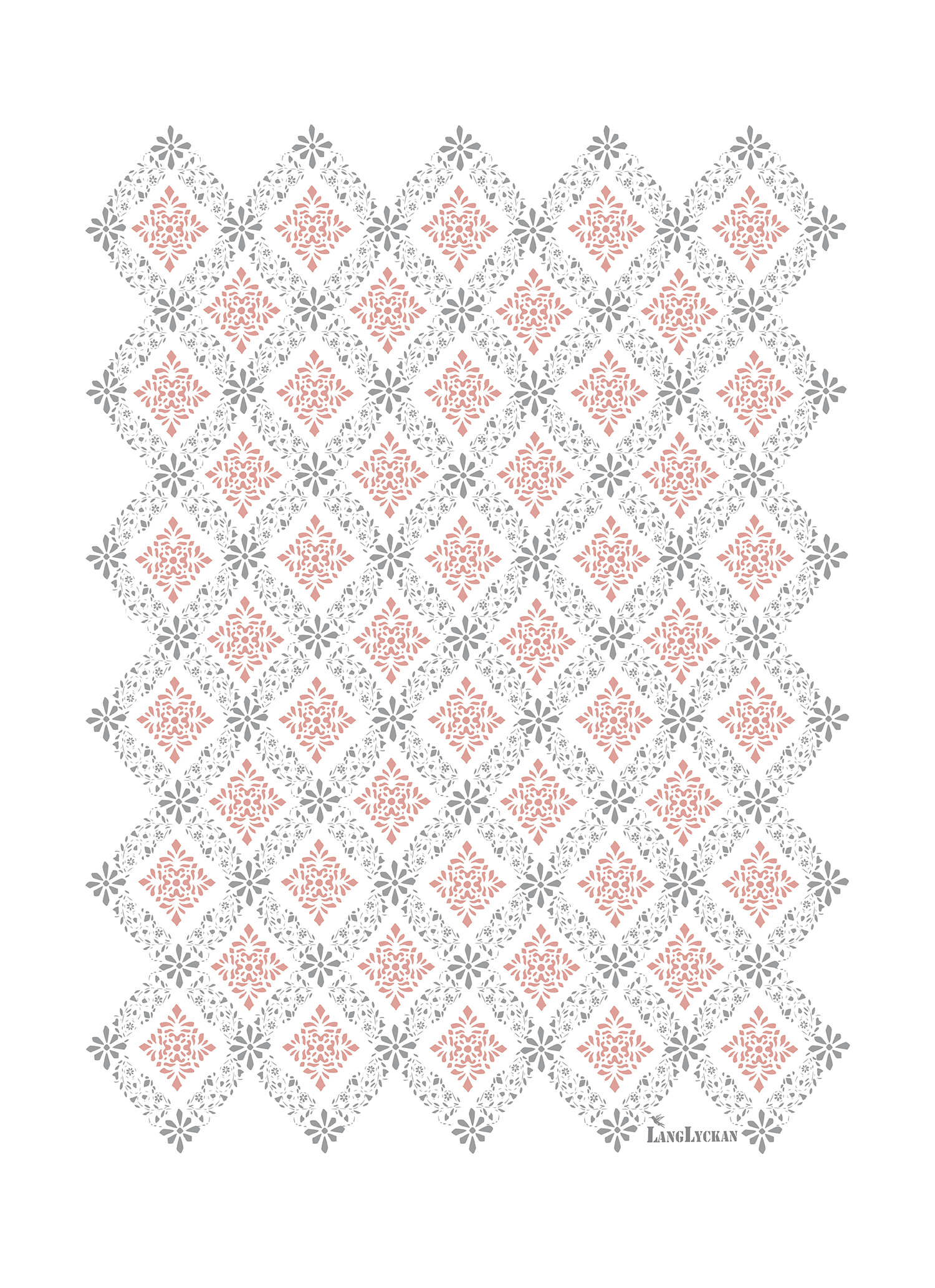 Kökshandduk Dellen Röd 47x70 cm