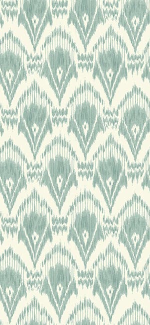 GP&J Baker - Original Zaraband Aqua BW45130-4