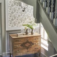 English Garden Floral Heritage Wallpaper