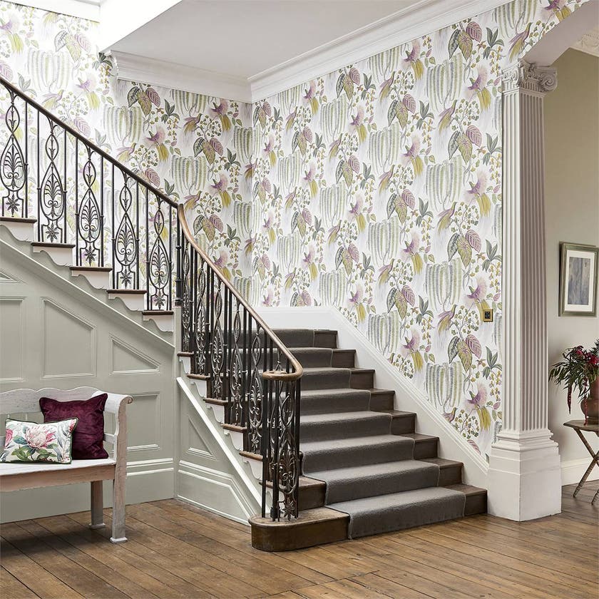 Sanderson - Bird Of Paradise Orchid Glasshouse Wallpapers