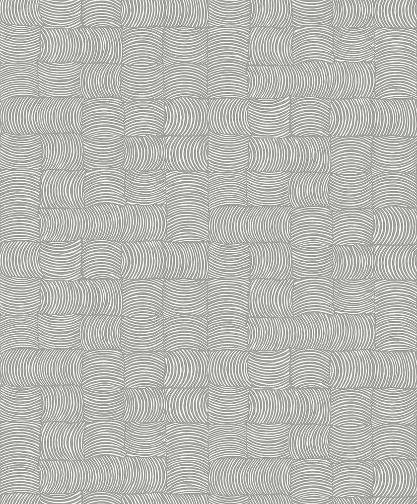 Carma - Peel & Stick Organic Squares Fog Grey NW55908