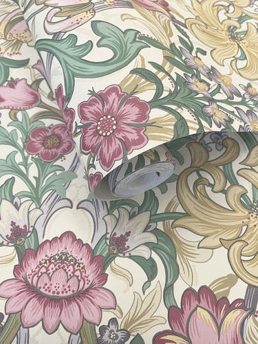 Intrade - Fleurmont Cream Multi Tales of the Manor Tapet