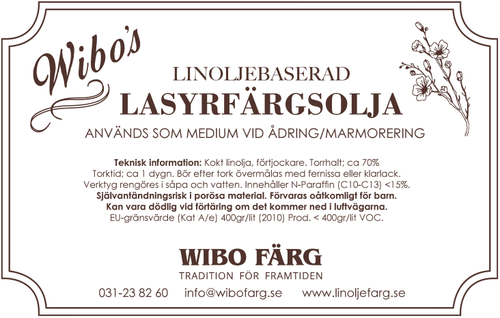 Lasyfärgsolja 1L
