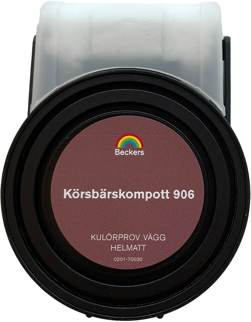 Beckers Kulörprov Helmatt 55ml Körsbärskompott 906 0,055 L Körsbärskompott 906