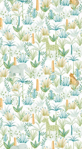 Casadeco - Rose & Nino Leon Vert Rose & Nino Cad