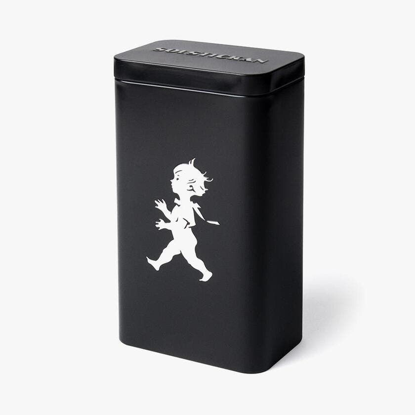 Kaffeburk Mattsvart/Silver