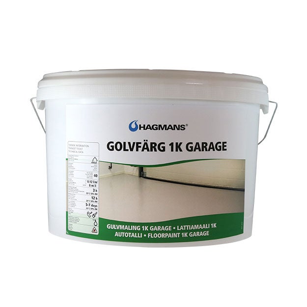 Golvfärg 1K Garage Grå 1L
