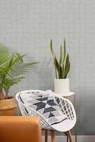 Peel & Stick Organic Squares Fog Grey NW55908