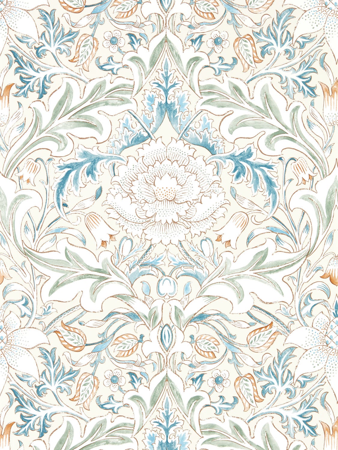 Morris & Co - Simply Severn Bayleaf/Ann Simply Morris Wallpapers