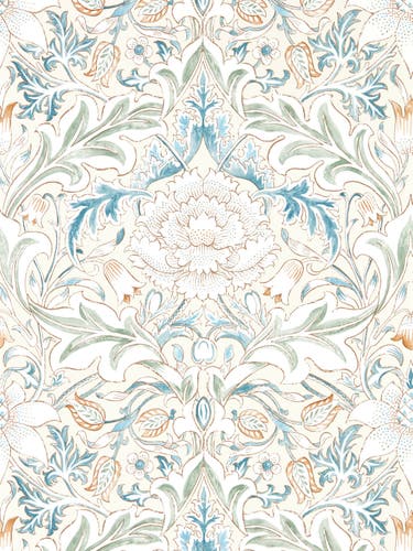 Morris & Co - Simply Severn Bayleaf/Ann Simply Morris Wallpapers