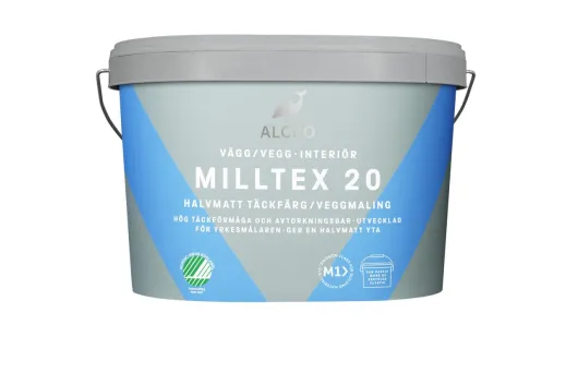 Alcro Milltex 20 - Tonad Vit - 4L (Outlet)