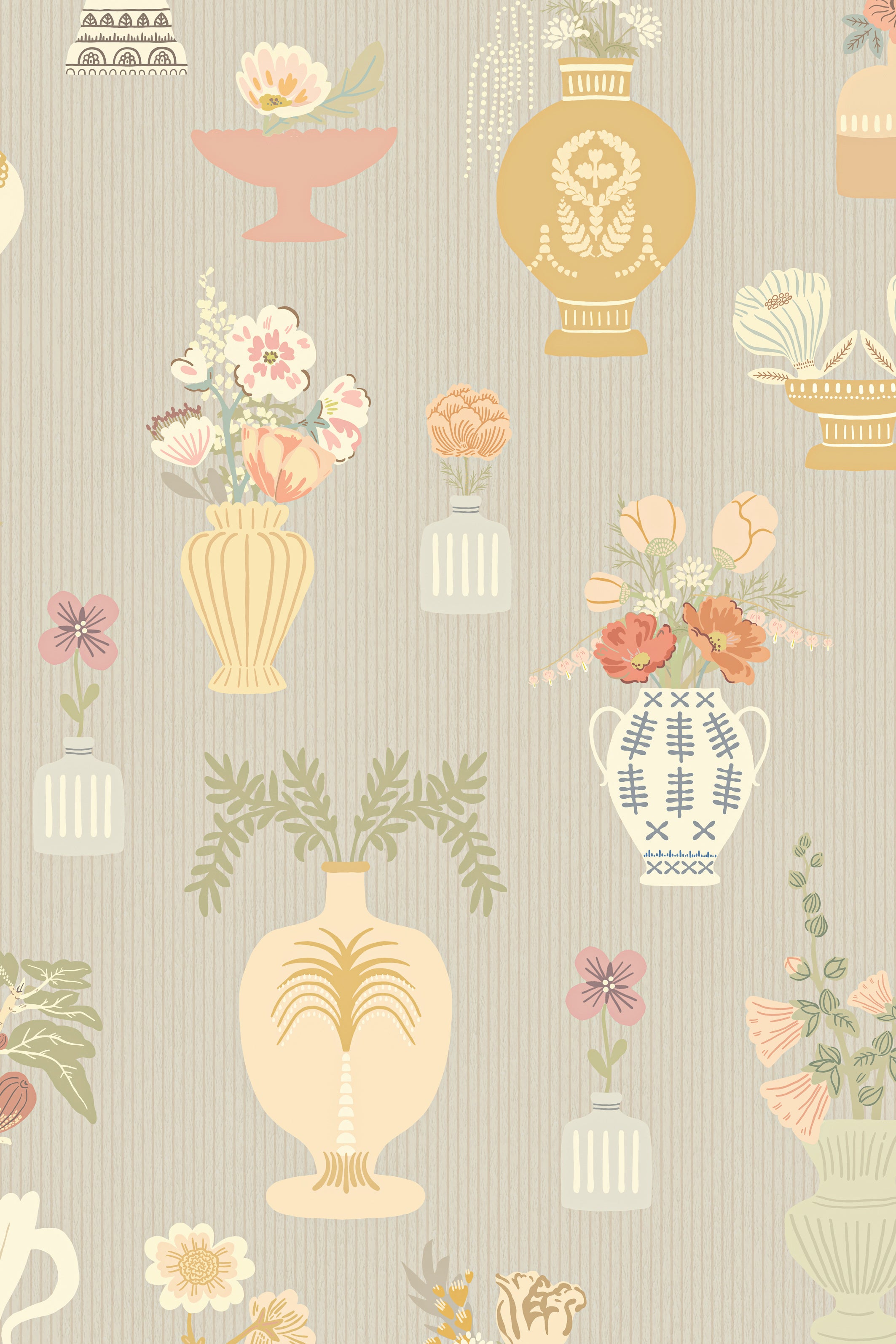 Majvillan - Floral Daiquiri XL Morning Haze blue