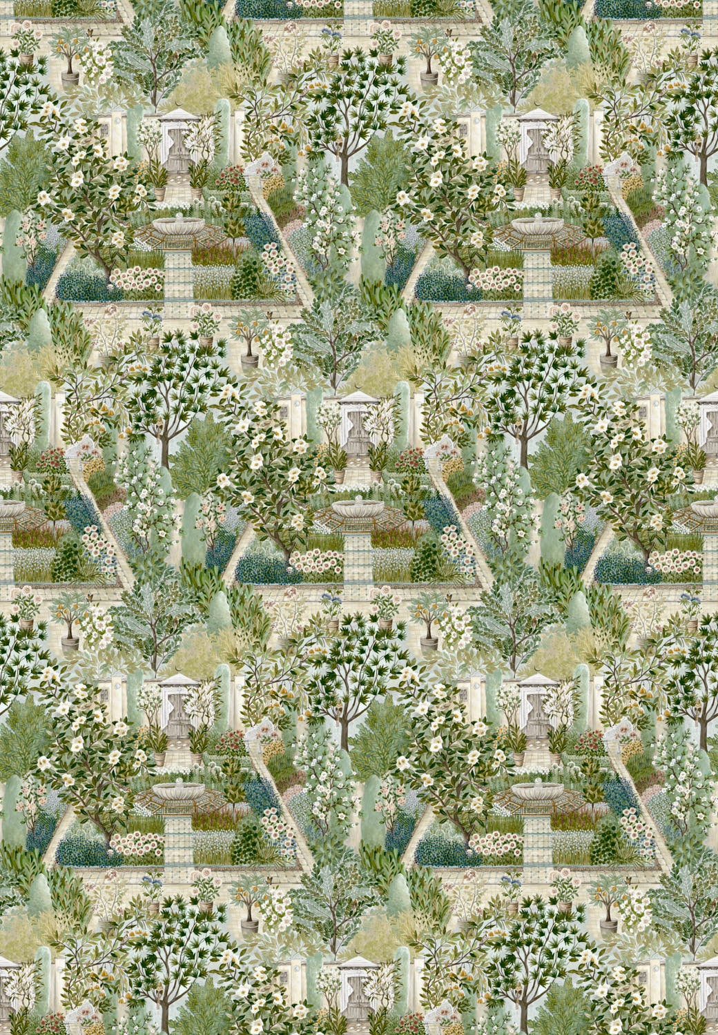 Sanderson - Carpet Garden Paradise