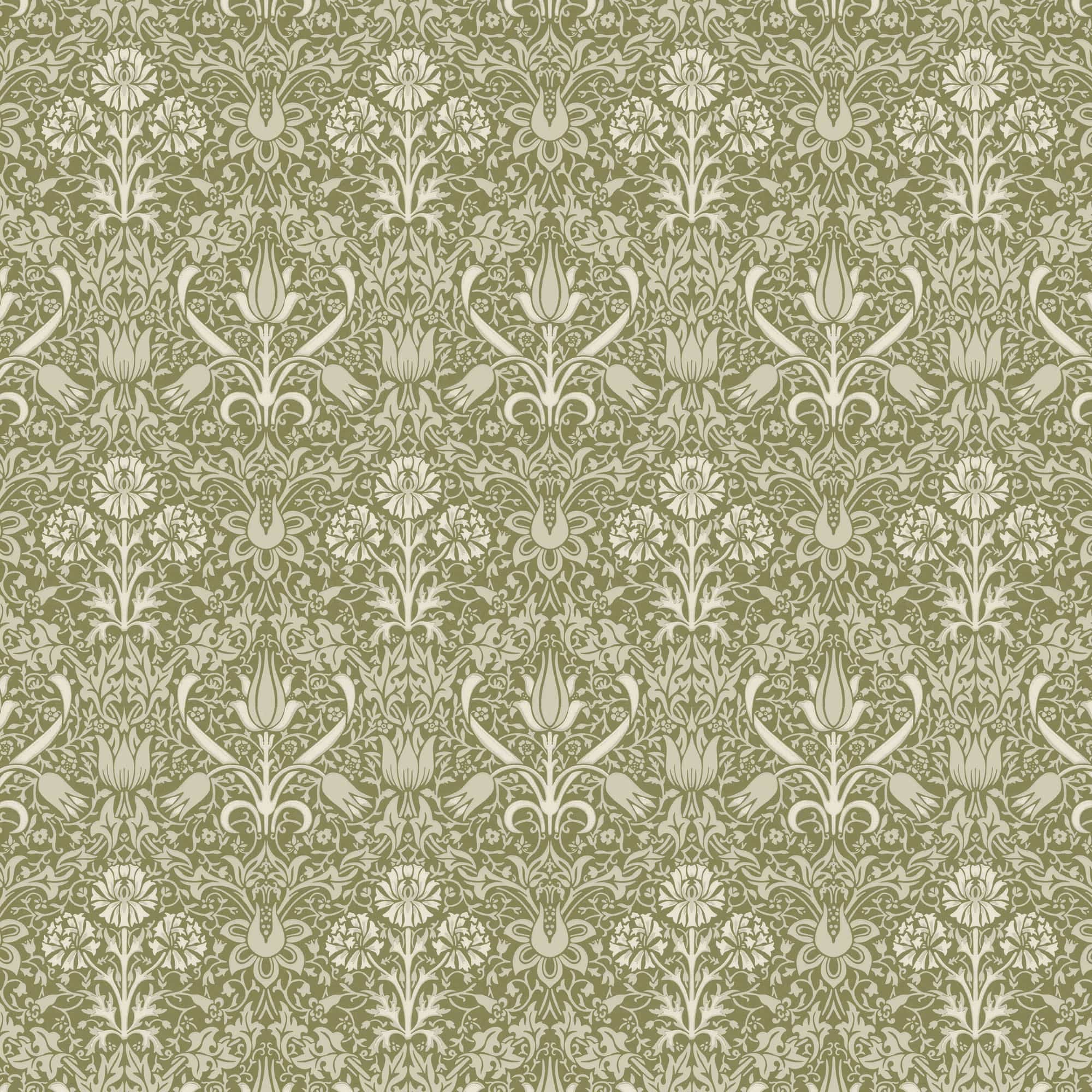 Lim & Handtryck - Florian - Grön/Ljusgrön x102-55