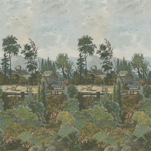 Pastoral Scene 1 - Panel Scenes And Murals II