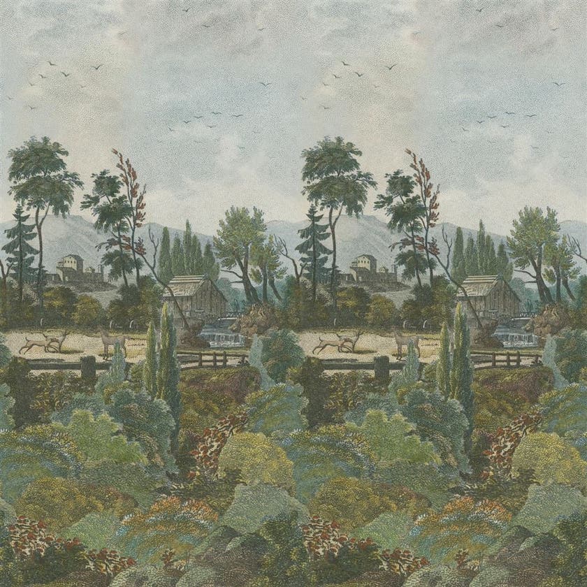 Pastoral Scene 1 - Panel Scenes And Murals II